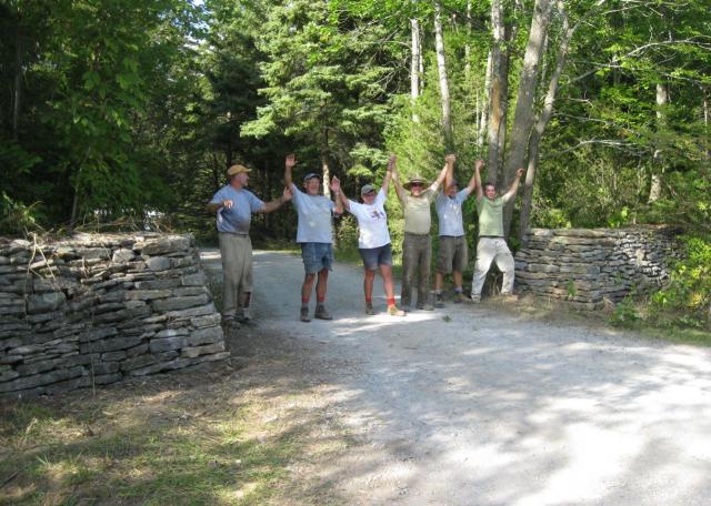 Repaired cheekends at Ferris Park